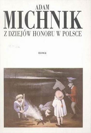 Z dziejów honoru w Polsce - okładka książki - Niezależna Oficyna Wydawnicza, 1991 rok.jpg