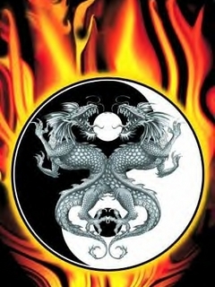 Wallpapers_Mobile - Ying-Yang Dragons Flame.jpg