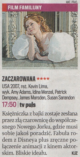 E - Enchanted Zaczarowana 2007, reż. Kevin Lima Amy Adams, Pat...Timothy Spall, Rachel Covey, Idina Menzel. GTV 12 XI 2021.jpg